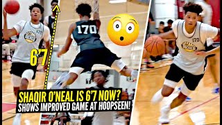 Shaqir O'Neal Has Grown To 6'7! Shows Off NEW \& IMPROVED GAME at Hoop Seen Camp!