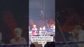 Elle Brooke and Ebanie Bridges EMBRACE in the ring! #shorts