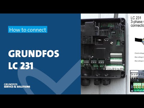 How to connect Grundfos LC 231