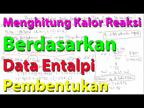 Video: Perbedaan Antara Kalor Pembentukan Dan Kalor Reaksi