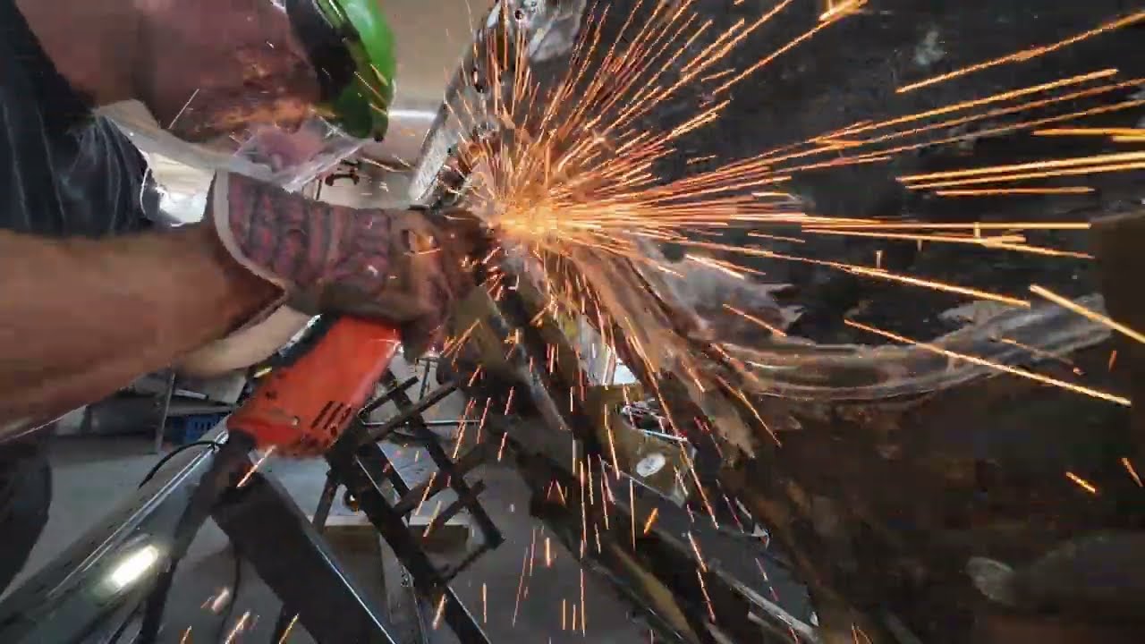 Bodywork and Floor Pan Cutout - Porsche 912 Restoration - Video 09