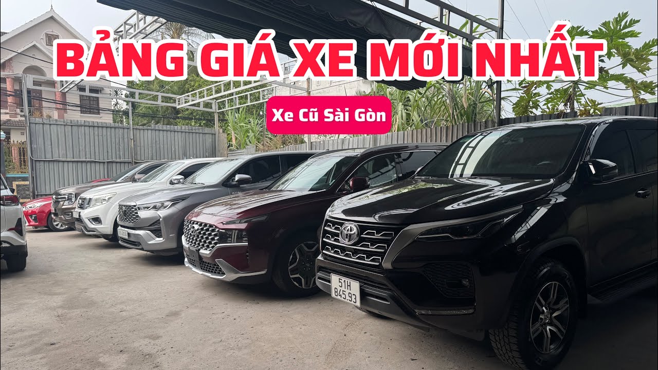 Dàn xe mới về 7/3/2026. Santafe, Everest, Fortuner, Innova,..5-7 chỗ gầm cao, bán tải giá tốt Tpchm