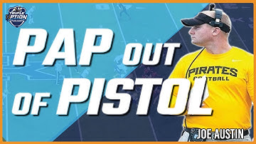 Running Play Action Pass out of Pistol Option Offense