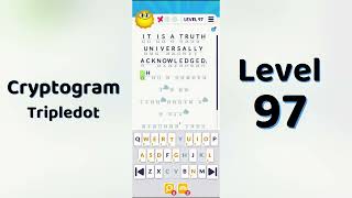Cryptogram Tripledo Level 97 Solutions 🧩 | Logic Puzzle Game | Mini Boss