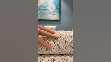 Macramé Table Runner #macrame#handmade#knot#artesanato#rug#tutorial#diy