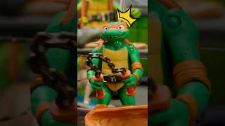 TMNT toys FIGHT in a muddy ring! ⛓️ #shorts