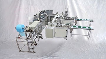 fully automatic 1+2 Blank face mask forming earloops welding machine Gesichtsmaske Maschine