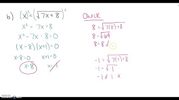 5 4 Solving Radical Equations