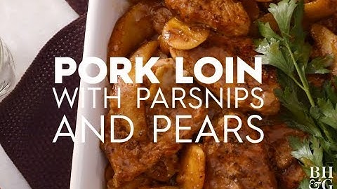Pork Loin with Parsnips and Pears | Cooking: How-To | Better Homes & Gardens