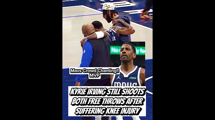 Kyrie Irving Still Shoots Free Throws after Suffering Knee Injury. #nba #kyrieirving #shorts #injury