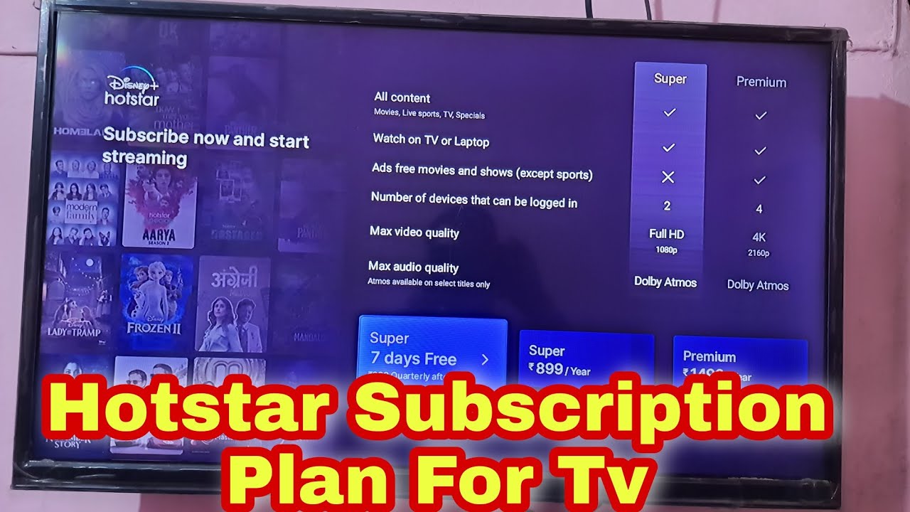 Hotstar Subscription Plans hotstar subscription plan for tv hotstar subscription problem