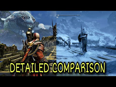 God of War: Ragnarök, Before/After the Fimbulvetr Comparison