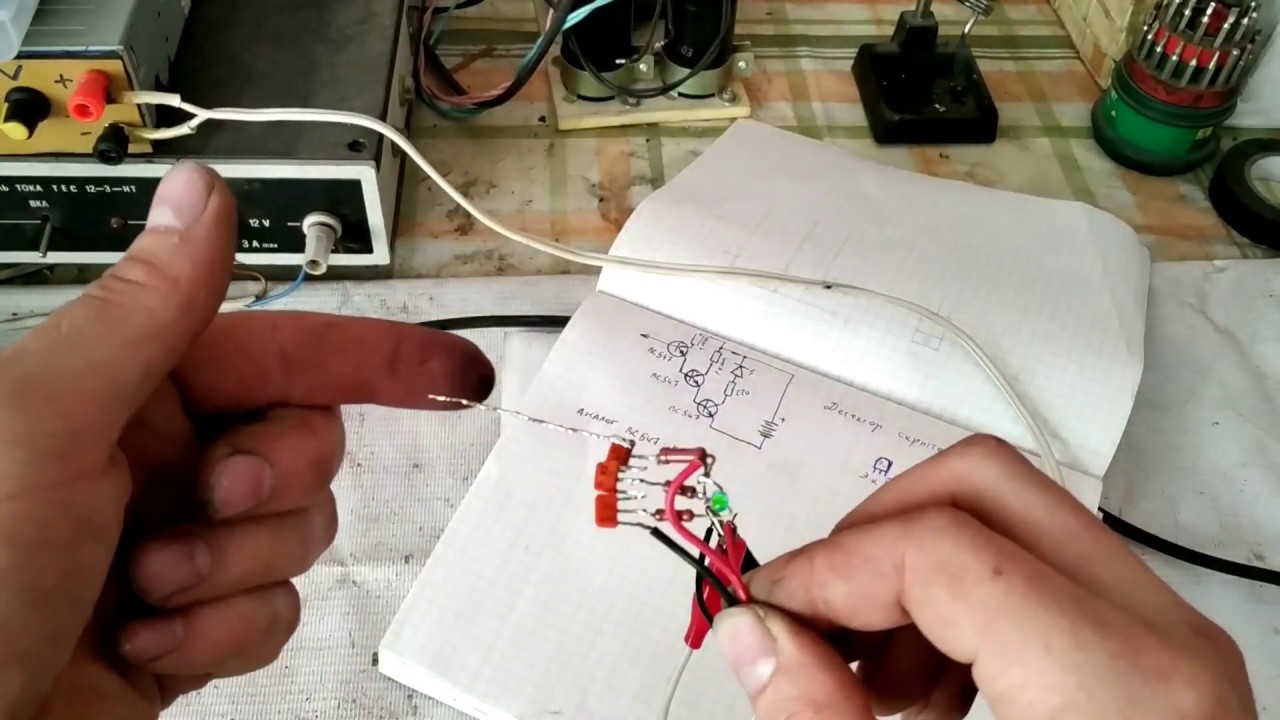 Супер-Простой прибор для поиска скрытой проводки. Своими руками ...