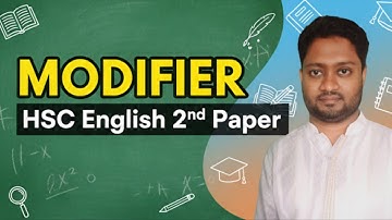 Modifiers | HSC English 2nd Paper | Short Cut & Easy Rules | HSC Modifiers | Modifiers সহজে শিখো