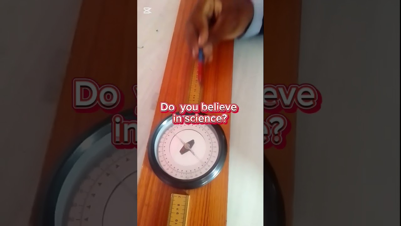 Deflection of compass 🤩jadu or science?