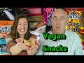 Vegan Snacks and Treats Taste Test Dragon Puffs and amazing Chocolate