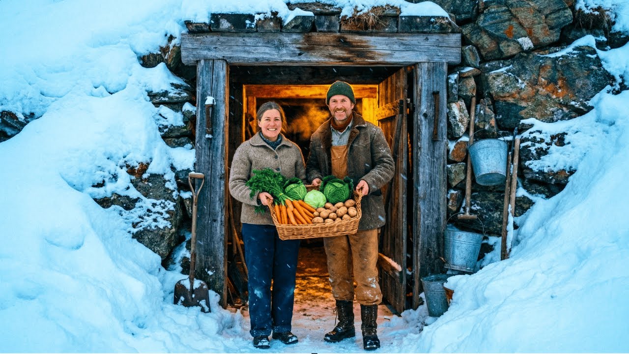 Se RIERON de la Casa Abandonada de la Mina... hasta que su Comida se mantuvo Fresca todo el Invierno