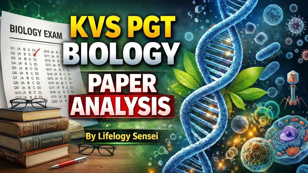 KVS PGT Biology Exam Analysis 2023 | Complete Paper Review | Lifology Sensei