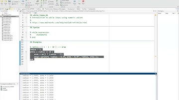 Matlab while loops #1 (while_loops_01)
