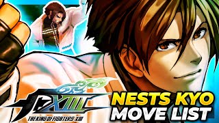 NESTS STYLE KYO / EX KYO MOVE LIST  The King of Fighters XIII (KOFXIII)