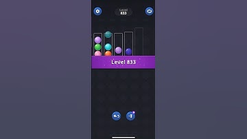 Color Bubble - Ball Sort Puz (Level 833)