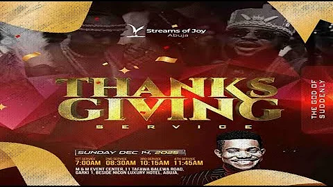 THANKSGIVING SERVICE || SUNDAY || 14TH DECEMBER 2025