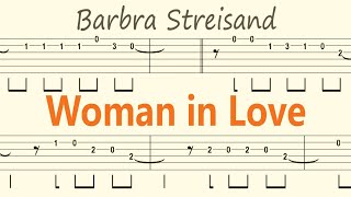 Download lagu Woman in Love / Barbra Streisand / Guitar Solo Tab BackingTrack