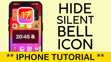 How to Hide Silent Bell Icon on your iPhone 15 Pro and iPhone 15 Pro Max on iOS 17 (2023)