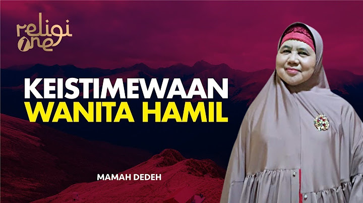 MASYAALLAH! Keistimewaan yang Hanya Allah Berikan untuk Wanita Hamil | Rumah Mamah Dedeh tvOne
