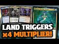 Every Land Triggered FOUR TIMES | Tatyova Commander Gameplay