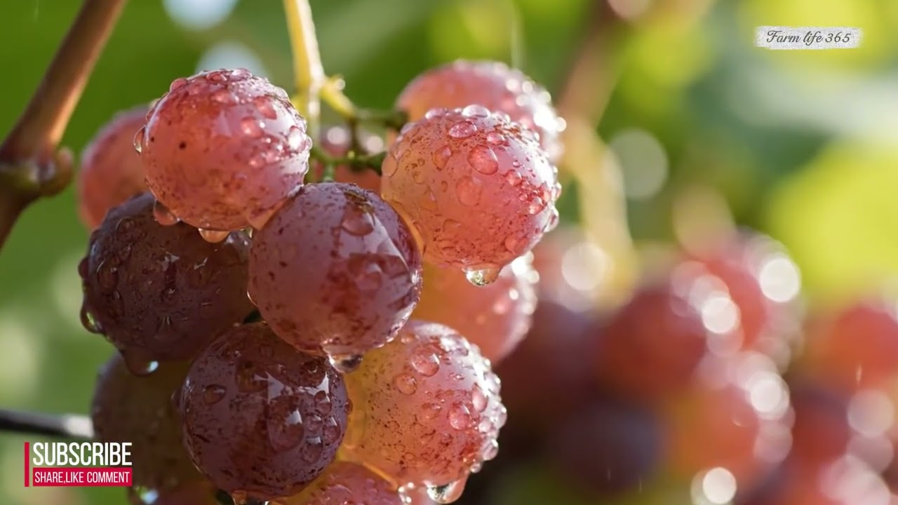 Amazing Grape Essence 🍇 | Pure Nature & Calm Beauty | 4K Ultra HD Video