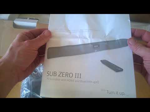 Unboxing the Roth Sub Zero III TV Soundbar.  #tv #roth #tech #audio