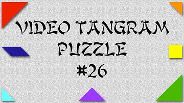 Video Tangram Puzzle #26 (isosceles trapezoid)