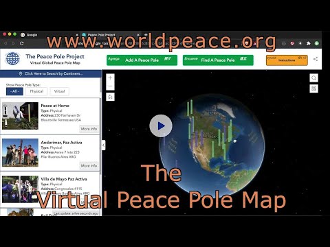 Global Peace Pole Day Celebration - Plant Your Virtual Peace Pole