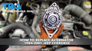Career Overview How To Replace Alternator 1984-2001 Jeep Cherokee