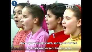 Trt Ankara Çocuk Korosu 1980 - Açıl Mor Menevşem (and english lyrics) Resimi