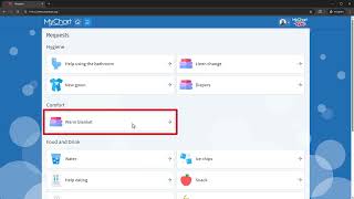 استخدم تطبيق MyChart BedSide لقسم الطوارئ عبر متصفح الويب screenshot 1