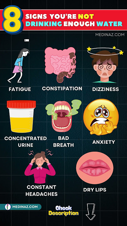 Feeling Drained? 8 Subtle Signs You're Not Drinking Enough Water | Dehydration Warning Signs