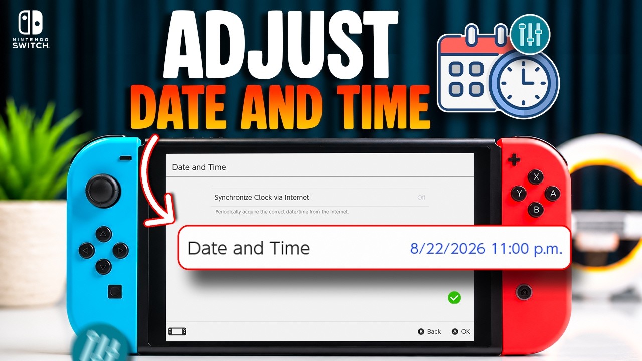 Nintendo Switch Clock Wrong? Here's the Quick Fix! - YouTube