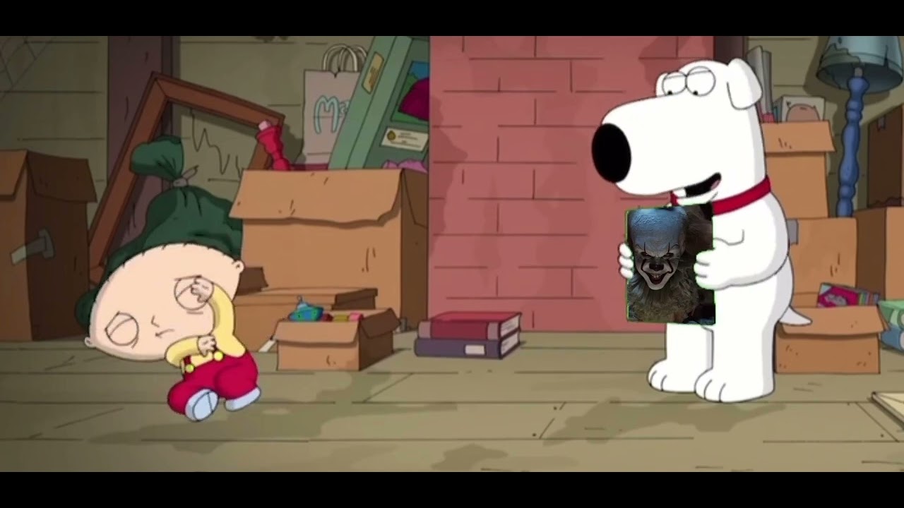 Scared Stewy Stewie, scared of Pennywise - YouTube