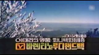 KBS 광주 2TV ID - 겨울 설산 그림 (1990년 1월 1일)