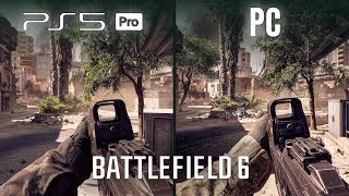 Battlefield 6 Ps5 Pro Vs Pc Graphics Comparison