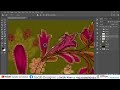 Tracing or color separation  textile designing  photoshop tutorial  saqib designer