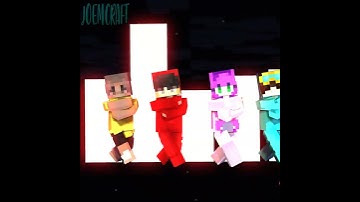 Thumbnail of CASH CREW | ZOEY, SHADY AND NICO | SHUFFLE DANCE #minecraftanimation #minecraftshorts #joemcraft