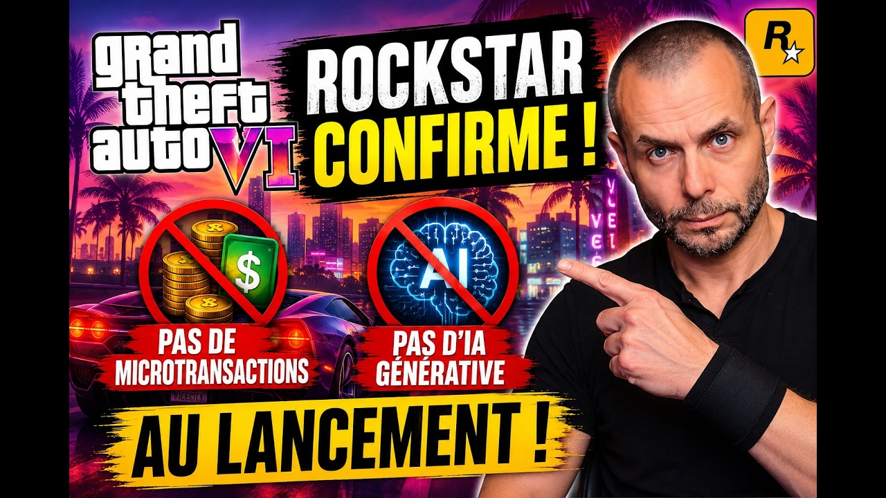 GTA VI dit NON aux MICROTRANSACTIONS et à l’IA générative !