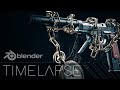 Blender Timelapse - Beretta 93R [Pistol]