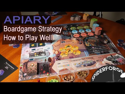 Apiary - Boardgame Strategy Tips and How to Play Well in 15 min