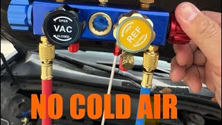 Acura TL doesn’t Blow Cold Air