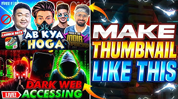 HOW TO MAKE THUMBNAIL SKYLORD || SKYLORD THUMBNAIL TUTORIAL || FREE FIRE THUMBNAIL PACK || LEON GFX