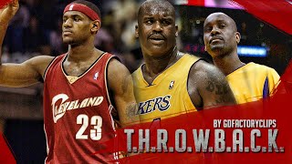 Shaquille O'Neal & Gary Payton vs Lebron James Battle Highlights 2004.02.04 Lakers at Cavaliers